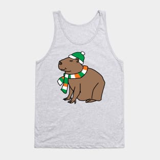 Irish Capybara on St Patricks Day Tank Top